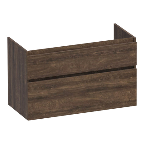 BRAUER Delight onderkast 100 met 2 softclose lades greeploos en 1 sifon uitsparing Grove OK-DL100GR