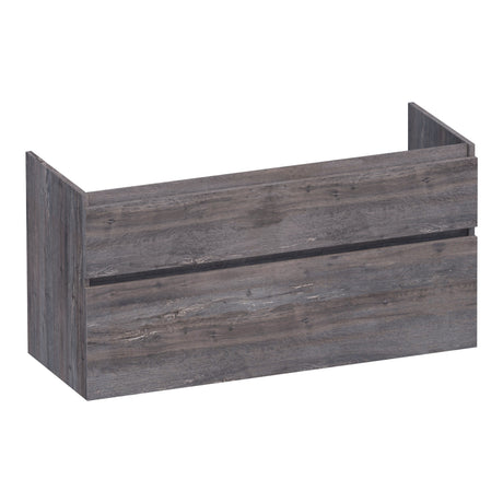 BRAUER Delight onderkast 120 met 2 softclose lades greeploos en 1 sifon uitsparing Driftwood OK-DL120-1DR