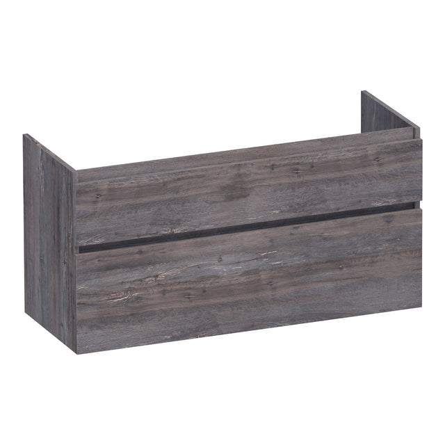BRAUER Delight onderkast 120 met 2 softclose lades greeploos en 1 sifon uitsparing Driftwood OK-DL120-1DR