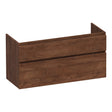 BRAUER Delight onderkast 120 met 2 softclose lades greeploos en 1 sifon uitsparing Forest Cacao OK-DL120-1FC