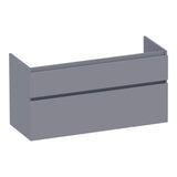 BRAUER Delight onderkast 120 met 2 softclose lades greeploos en 1 sifon uitsparing mat grijs OK-DL120-1MG