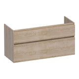 BRAUER Delight onderkast 120 met 2 softclose lades greeploos en 1 sifon uitsparing Sunlit OK-DL120-1SL