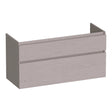 BRAUER Delight onderkast 120 met 2 softclose lades greeploos en 1 sifon uitsparing Timber Greige OK-DL120-1TE