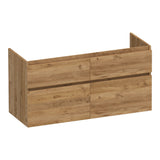 BRAUER Delight onderkast 120 met 4 softclose lades greeploos en 2 sifon uitsparingen Chateau OK-DL120-4CH