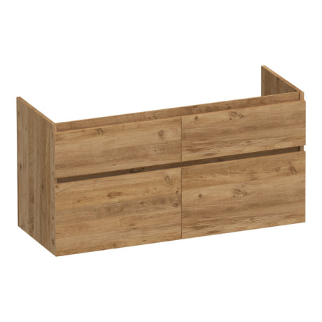 BRAUER Delight onderkast 120 met 4 softclose lades greeploos en 2 sifon uitsparingen Chateau OK-DL120-4CH