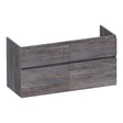BRAUER Delight onderkast 120 met 4 softclose lades greeploos en 2 sifon uitsparingen Driftwood OK-DL120-4DR