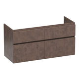 BRAUER Delight onderkast 120 met 4 softclose lades greeploos en 2 sifon uitsparingen Erosion OK-DL120-4ER