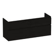 BRAUER Delight onderkast 120 met 4 softclose lades greeploos en 2 sifon uitsparingen Timber Black OK-DL120-4TB