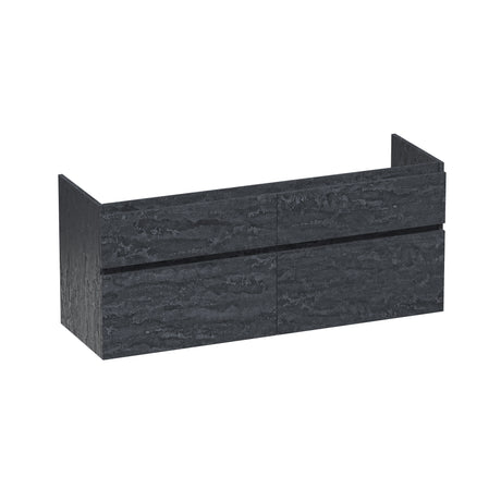 BRAUER Delight onderkast 140 met 4 softclose lades greeploos en 2 sifon uitsparingen Damascus OK-DL140DA