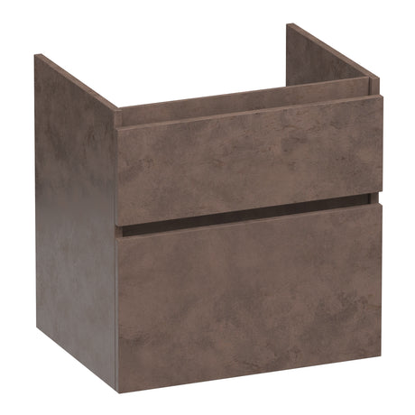 BRAUER Delight onderkast 60 met 2 softclose lades greeploos en 1 sifon uitsparing Erosion OK-DL60ER