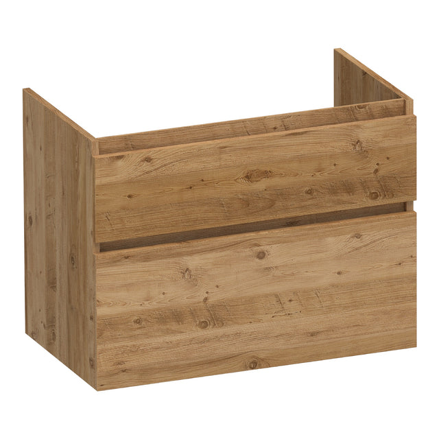 BRAUER Delight onderkast 80 met 2 softclose lades greeploos en 1 sifon uitsparing Chateau OK-DL80CH