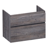 BRAUER Delight onderkast 80 met 2 softclose lades greeploos en 1 sifon uitsparing Driftwood OK-DL80DR