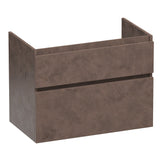 BRAUER Delight onderkast 80 met 2 softclose lades greeploos en 1 sifon uitsparing Erosion OK-DL80ER