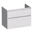 BRAUER Delight onderkast 80 met 2 softclose lades greeploos en 1 sifon uitsparing Forest Seashell OK-DL80FS