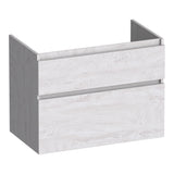 BRAUER Delight onderkast 80 met 2 softclose lades greeploos en 1 sifon uitsparing Forest Seashell OK-DL80FS