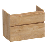 BRAUER Delight onderkast 80 met 2 softclose lades greeploos en 1 sifon uitsparing Forest Tan OK-DL80FT