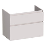 BRAUER Delight onderkast 80 met 2 softclose lades greeploos en 1 sifon uitsparing mat zand OK-DL80MS