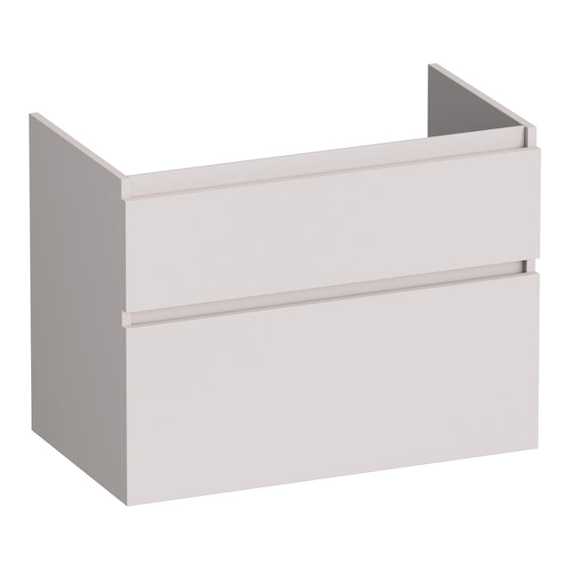 BRAUER Delight onderkast 80 met 2 softclose lades greeploos en 1 sifon uitsparing mat zand OK-DL80MS