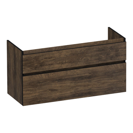 BRAUER Delight Edge onderkast 120 met 2 softclose lades greeploos en 1 sifon uitsparing Grove OK-DLE120-1GR
