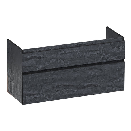 BRAUER Delight Edge onderkast 120 met 2 softclose lades greeploos en 2 sifon uitsparingen Damascus OK-DLE120-2DA