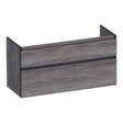 BRAUER Delight Edge onderkast 120 met 2 softclose lades greeploos en 2 sifon uitsparingen Driftwood OK-DLE120-2DR