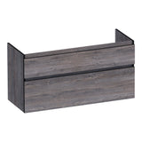 BRAUER Delight Edge onderkast 120 met 2 softclose lades greeploos en 2 sifon uitsparingen Driftwood OK-DLE120-2DR