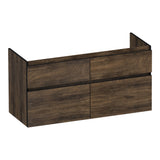 BRAUER Delight Edge onderkast 120 met 4 softclose lades greeploos en 2 sifon uitsparingen Grove OK-DLE120-4GR