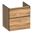 BRAUER Delight Edge onderkast 60 met 2 softclose lades greeploos en 1 sifon uitsparing Honey OK-DLE60HO
