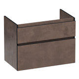 BRAUER Delight Edge onderkast 80 met 2 softclose lades greeploos en 1 sifon uitsparing Erosion OK-DLE80ER