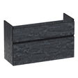BRAUER Delight Edge onderkast ondiep 100 met 2 softclose lades greeploos en 1 sifon uitsparing Damascus OK-DLEO100DA