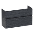 BRAUER Delight onderkast ondiep 100 met 2 softclose lades greeploos en 1 sifon uitsparing Damascus OK-DLO100DA