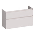 BRAUER Delight onderkast ondiep 100 met 2 softclose lades greeploos en 1 sifon uitsparing mat zand OK-DLO100MS