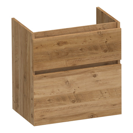 BRAUER Delight onderkast ondiep 60 met 2 softclose lades greeploos en 1 sifon uitsparing Chateau OK-DLO60CH