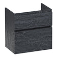 BRAUER Delight onderkast ondiep 60 met 2 softclose lades greeploos en 1 sifon uitsparing Damascus OK-DLO60DA