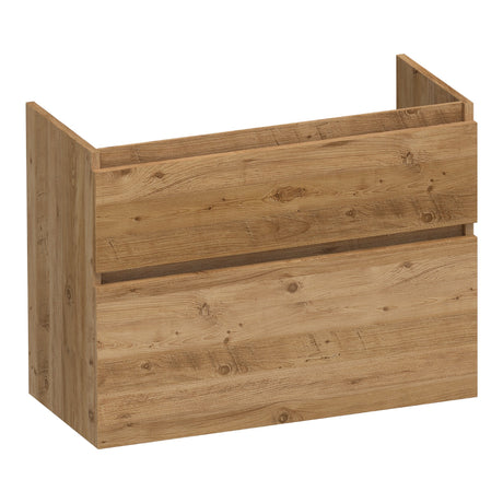 BRAUER Delight onderkast ondiep 80 met 2 softclose lades greeploos en 1 sifon uitsparing Chateau OK-DLO80CH