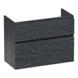 BRAUER Delight onderkast ondiep 80 met 2 softclose lades greeploos en 1 sifon uitsparing Damascus OK-DLO80DA