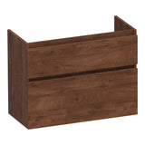 BRAUER Delight onderkast ondiep 80 met 2 softclose lades greeploos en 1 sifon uitsparing Forest Cacao OK-DLO80FC
