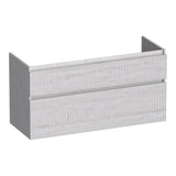 BRAUER Delight Wavy onderkast 120 met 2 softclose lades greeploos en 2 sifon uitsparingen Forest Seashell OK-DLW120-2FS