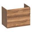BRAUER Delight Wavy onderkast 80 met 2 softclose lades greeploos en 1 sifon uitsparing Honey OK-DLW80HO