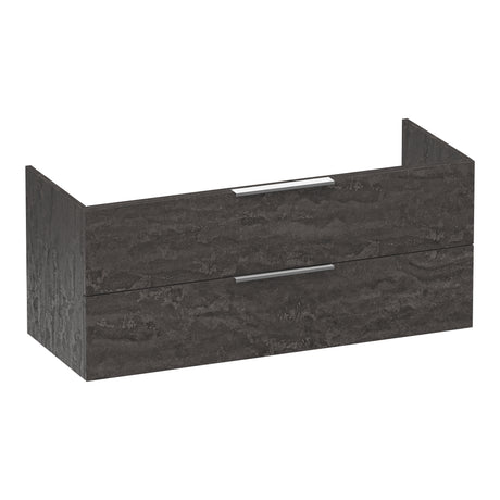 BRAUER Elevate onderkast 120 excl. opleggrepen met 2 softclose lades en 2 sifon uitsparingen Damascus OK-EL120-2DA