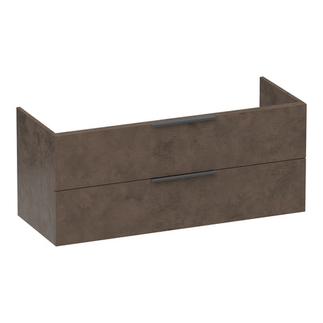 BRAUER Elevate onderkast 120 excl. opleggrepen met 2 softclose lades en 2 sifon uitsparingen Erosion OK-EL120-2ER