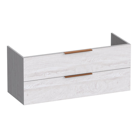 BRAUER Elevate onderkast 120 excl. opleggrepen met 2 softclose lades en 2 sifon uitsparingen Forest Seashell OK-EL120-2FS