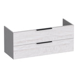 BRAUER Elevate onderkast 120 excl. opleggrepen met 2 softclose lades en 2 sifon uitsparingen Forest Seashell OK-EL120-2FS