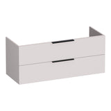 BRAUER Elevate onderkast 120 excl. opleggrepen met 2 softclose lades en 2 sifon uitsparingen mat zand OK-EL120-2MS