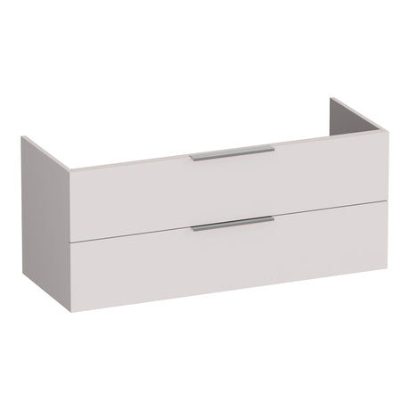 BRAUER Elevate onderkast 120 excl. opleggrepen met 2 softclose lades en 2 sifon uitsparingen mat zand OK-EL120-2MS