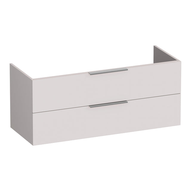 BRAUER Elevate onderkast 120 excl. opleggrepen met 2 softclose lades en 2 sifon uitsparingen mat zand OK-EL120-2MS