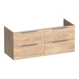 BRAUER Elevate onderkast 120 excl. opleggrepen met 4 softclose lades en 2 sifon uitsparingen Forest Wheat OK-EL120-4FW