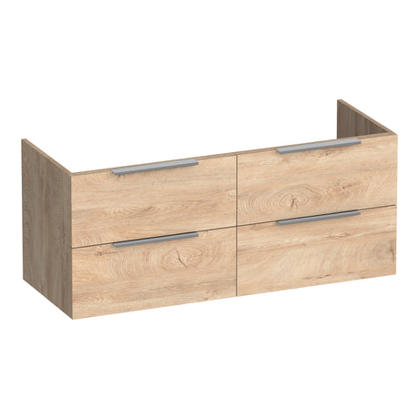 BRAUER Elevate onderkast 120 excl. opleggrepen met 4 softclose lades en 2 sifon uitsparingen Forest Wheat OK-EL120-4FW