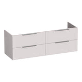 BRAUER Elevate onderkast 140 excl. opleggrepen met 4 softclose lades en 2 sifon uitsparingen mat zand OK-EL140MS