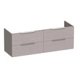 BRAUER Elevate onderkast 140 excl. opleggrepen met 4 softclose lades en 2 sifon uitsparingen Timber Greige OK-EL140TE